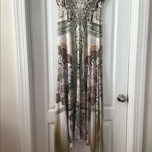 Emerald summer dress